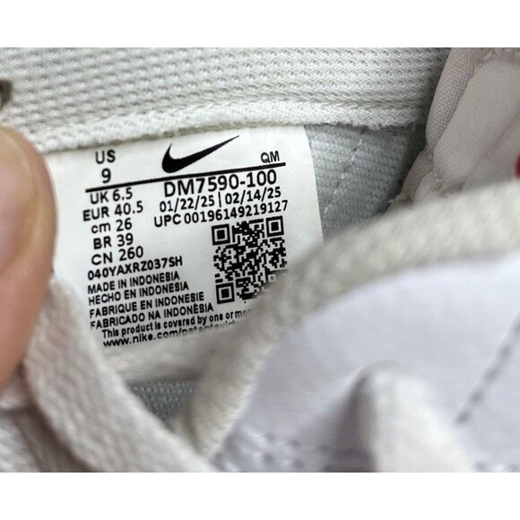 NIKE WOMEN COURT LEGACY LIFT PLATFORM SNEAKERS Shoes Sz 9 DM7590-100 - Picture 11 of 12